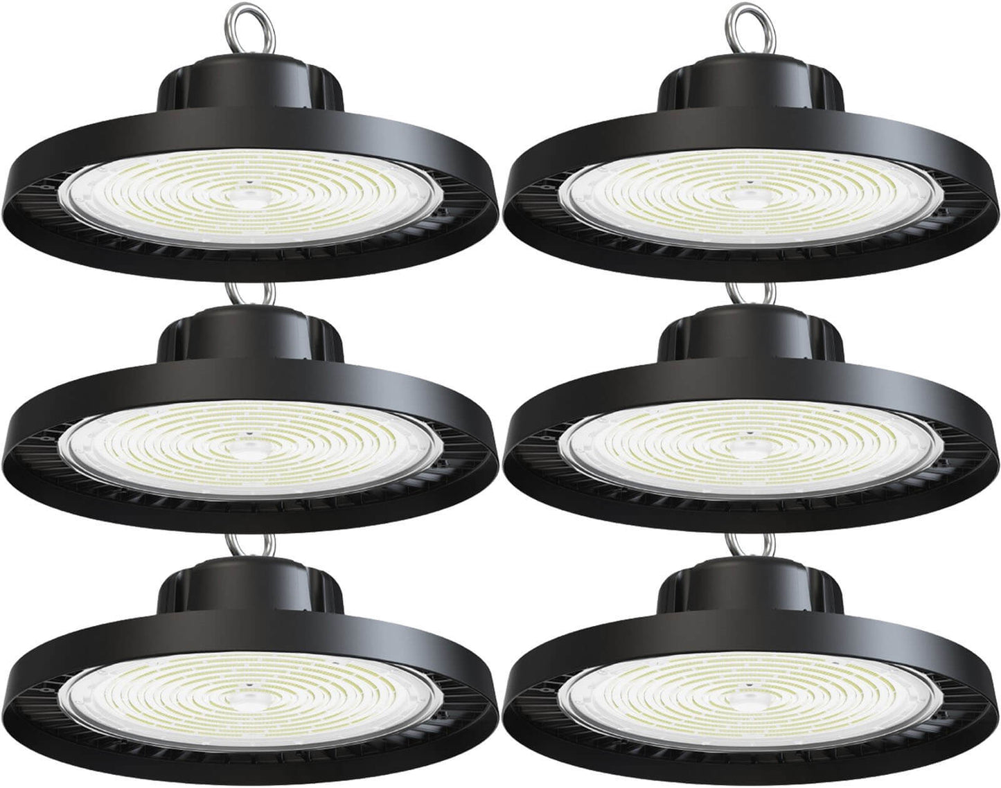 High bay LED lights Canada 6 pack LED high bay light 200W industrial warehouse lighting.jpg