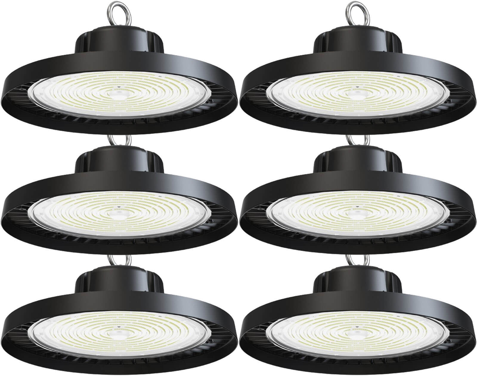 High bay LED lights Canada 6 pack LED high bay light 200W industrial warehouse lighting.jpg