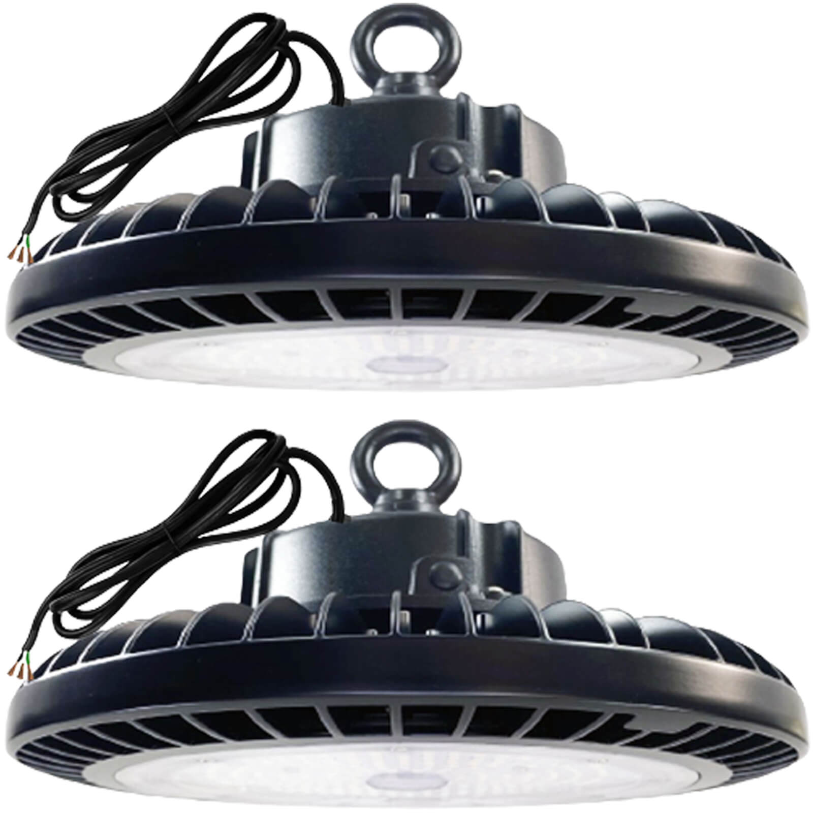 High Bay LED Shop Lights Canada 150W 2 Pack with 6000K Bright 23300Lm output and 5ft cable for garages warehouses and industrial spaces.jpg