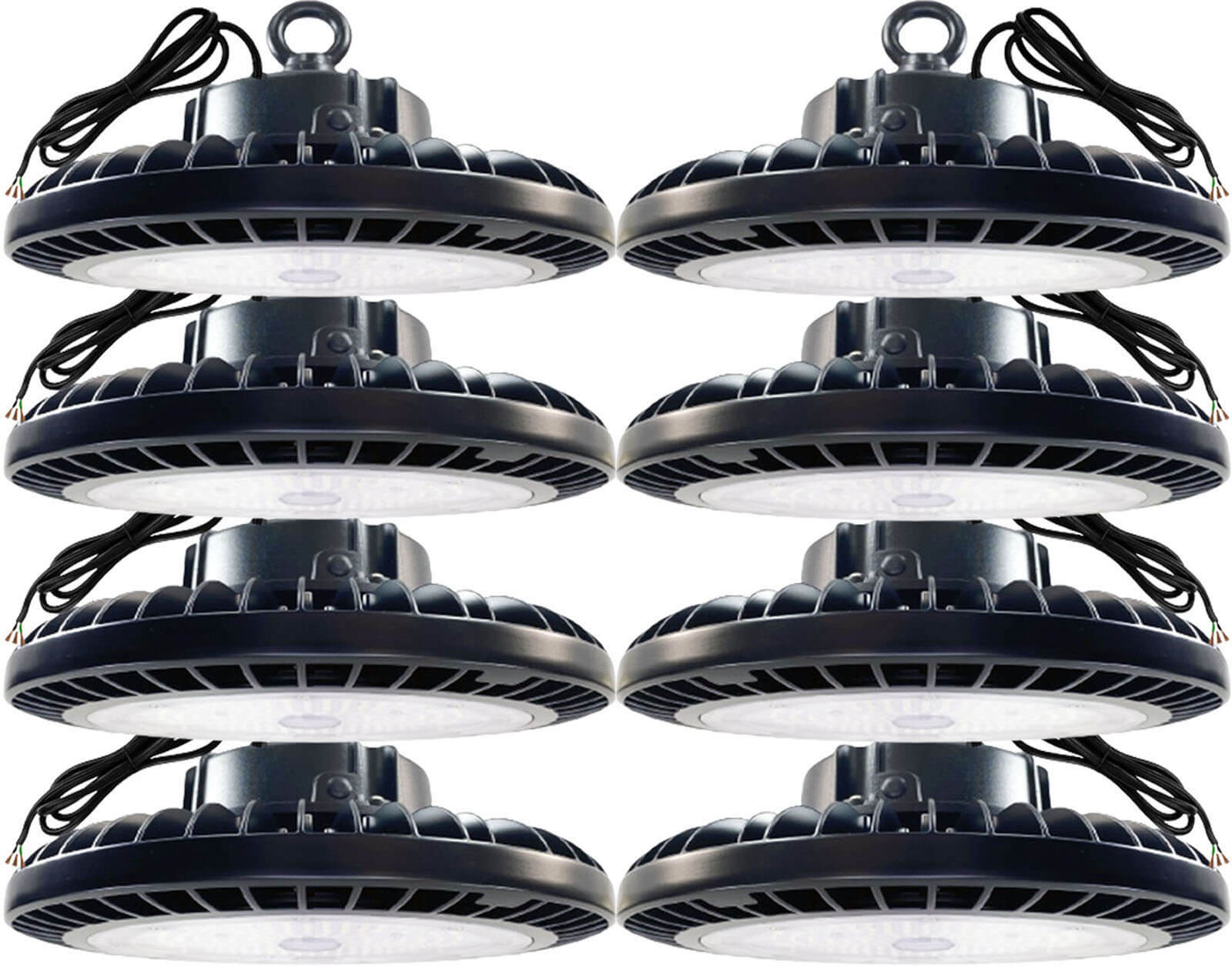 High Bay LED Shop Lights Canada 150W 8 Pack with 6000K Bright 23300Lm output and 5ft cable for warehouse lighting.jpg