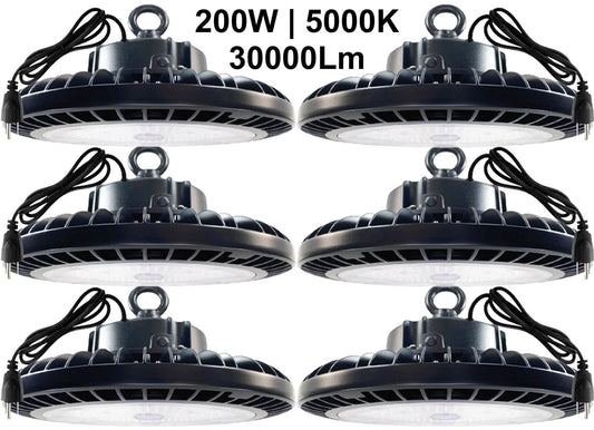 LED high bay light 200W Canada 5000K daylight 30000Lm warehouse LED light fixtures.jpg