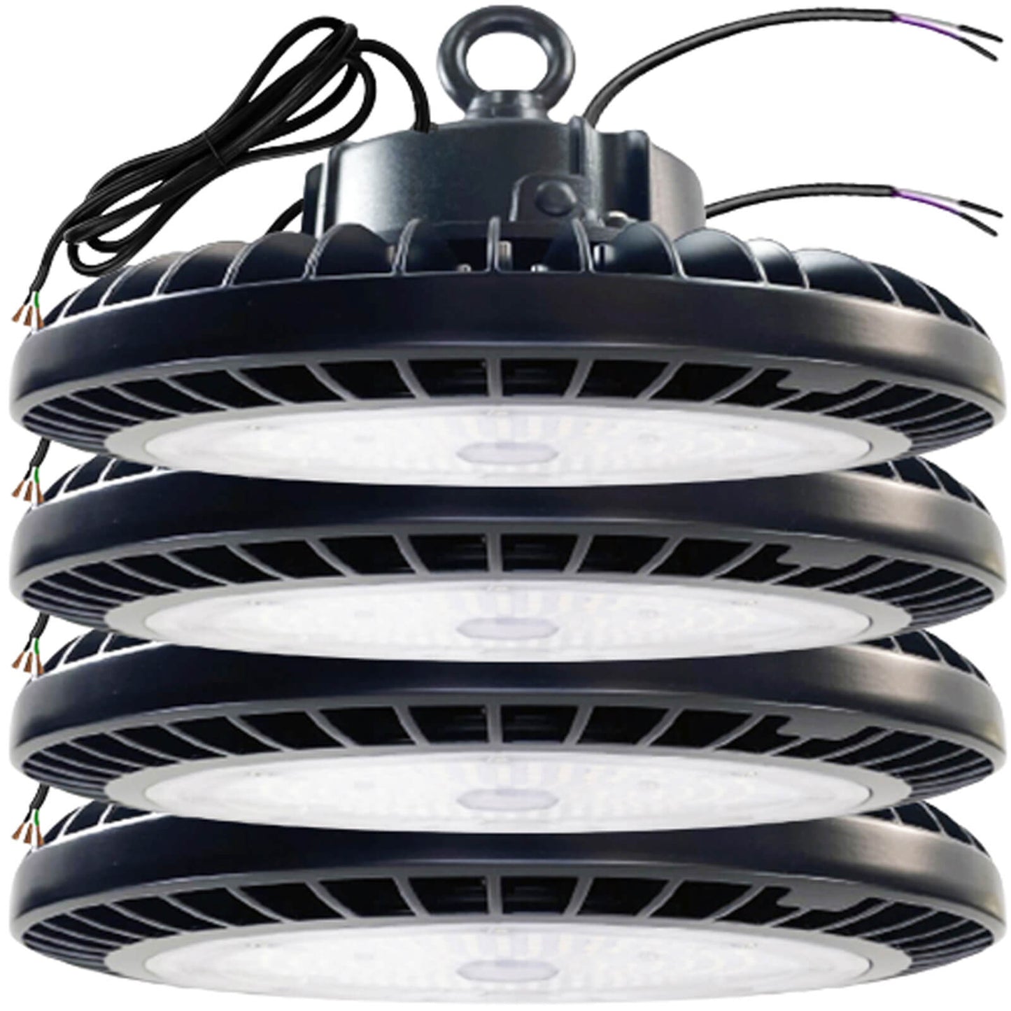 LED lighting for warehouse Canada 4 pack commercial high bay warehouse lights.jpg