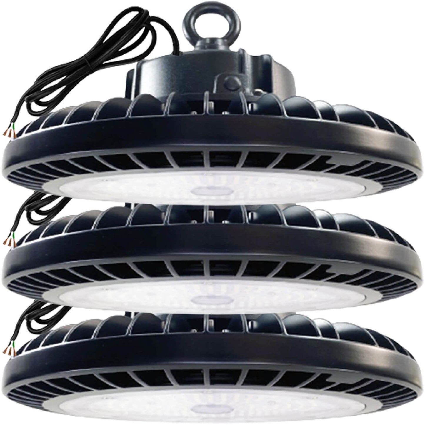 LED Shop High Bay Lights Canada 100W 3 Pack with 6000K Bright output and 5ft cable for garages warehouses and workshops.jpg