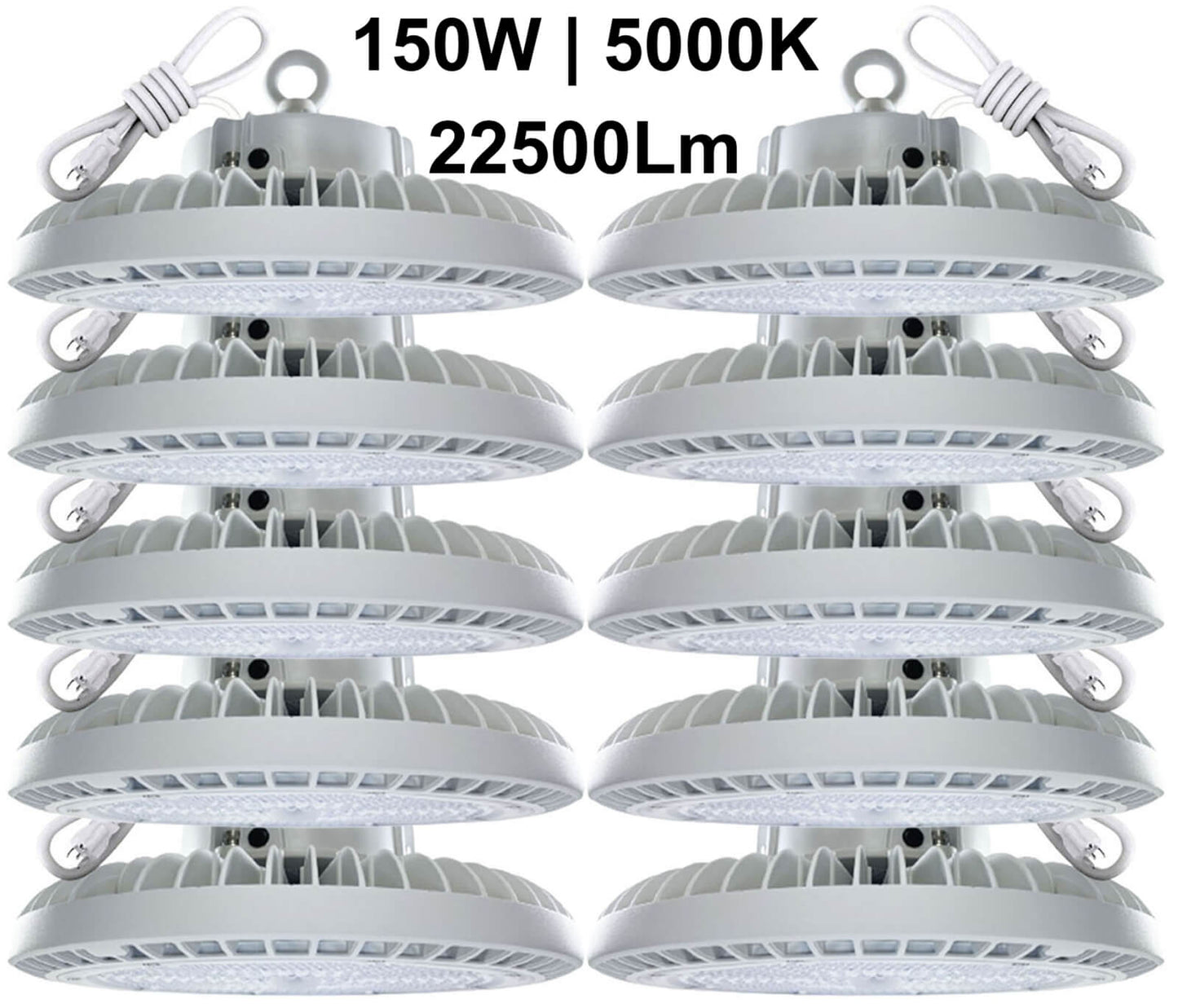 LED shop high bay lights 150W Canada 5000K daylight 22500 lumens Plug 5ft.jpg