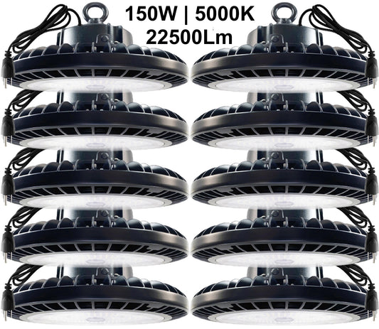 Lighting Warehouse Canada UFO LED High Bay Light 150W 5000K Daylight 22500Lm with 5ft cable for warehouse and commercial lighting.jpg

