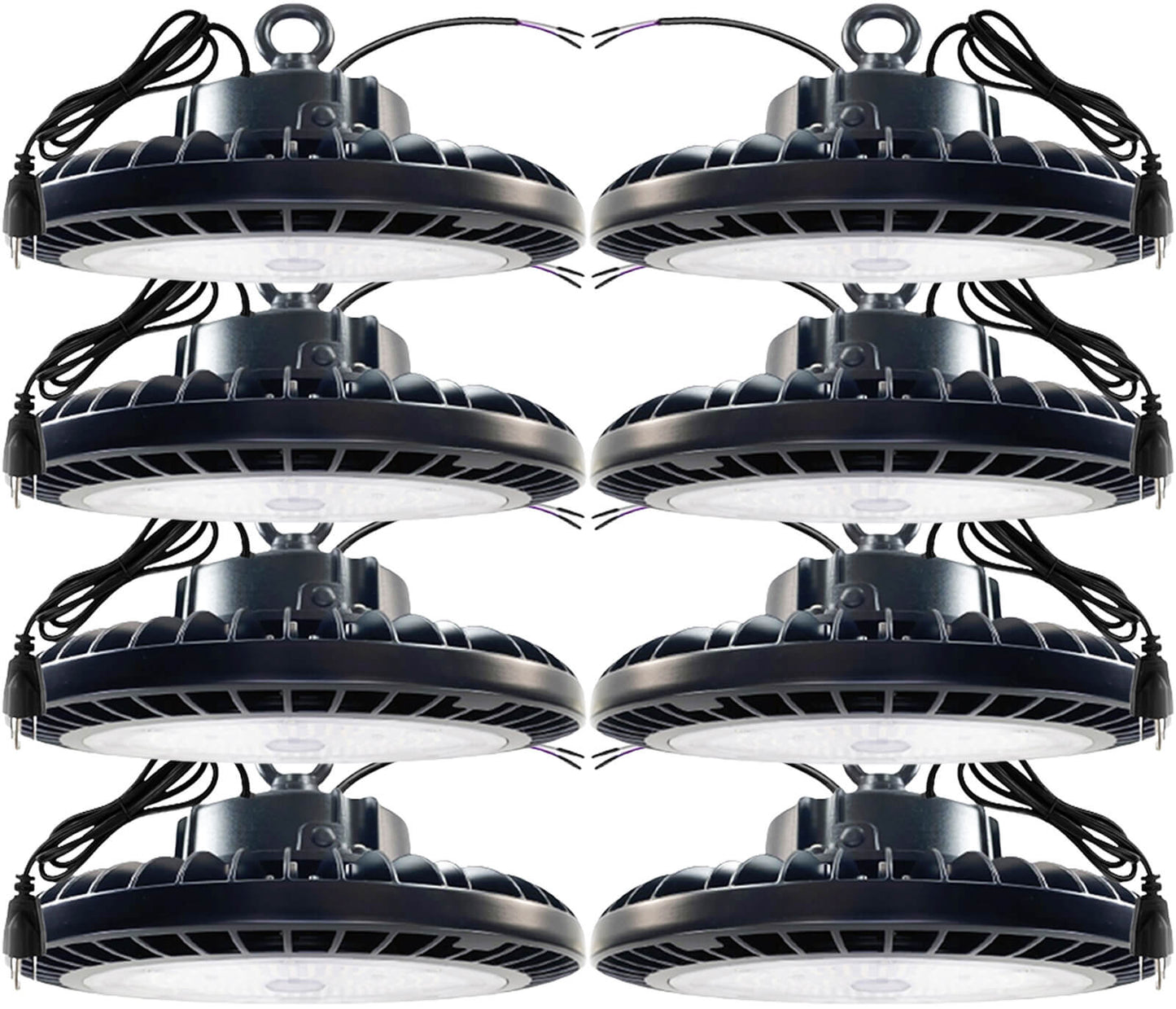 UFO garage lights Canada 8 pack high bay LED shop lights for warehouse use.jpg
