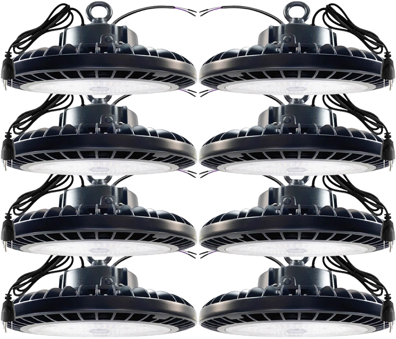 UFO garage lights Canada 8 pack high bay LED shop lights for warehouse use.jpg