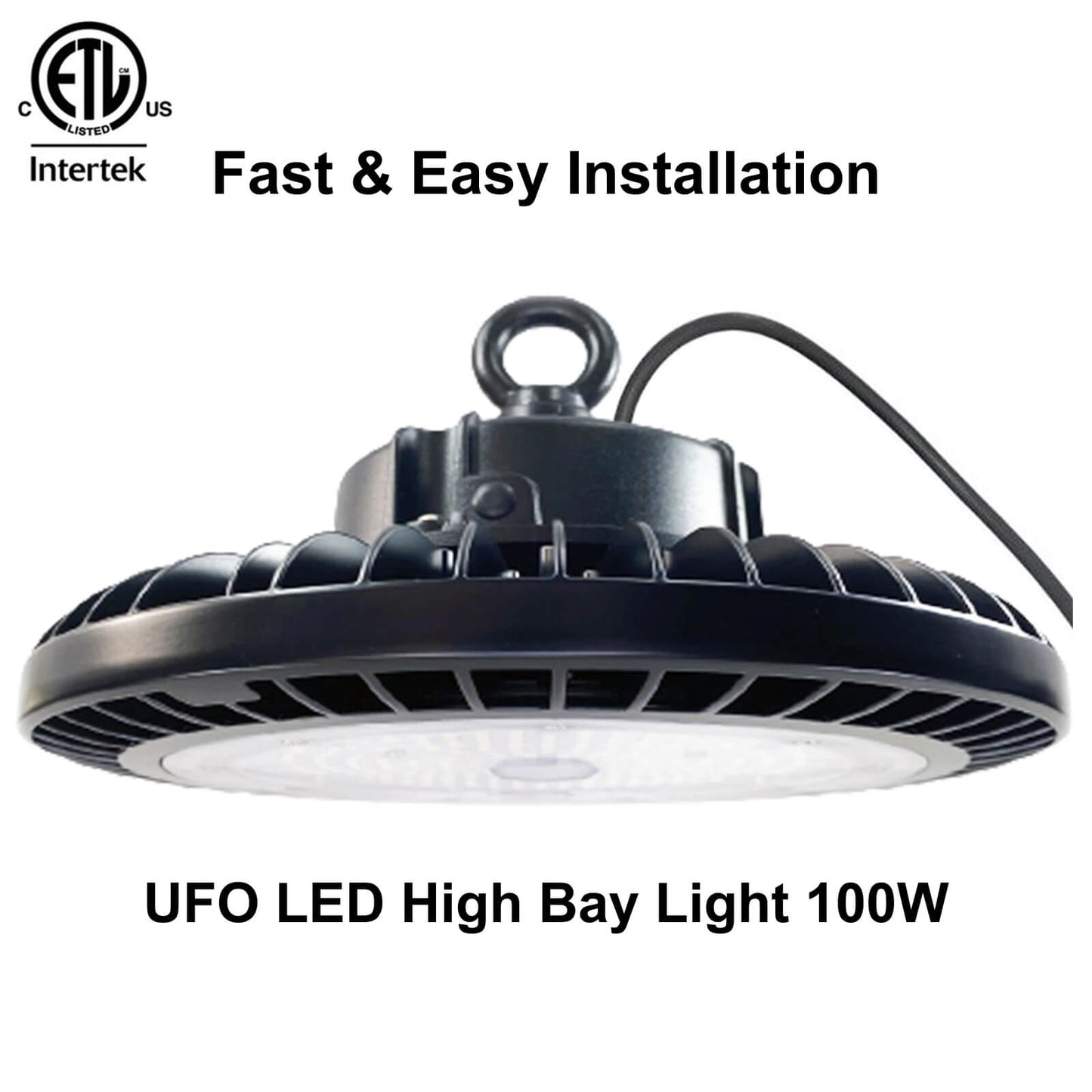 UFO garage lights installation with 35cm power cable for commercial lighting Canada.jpg