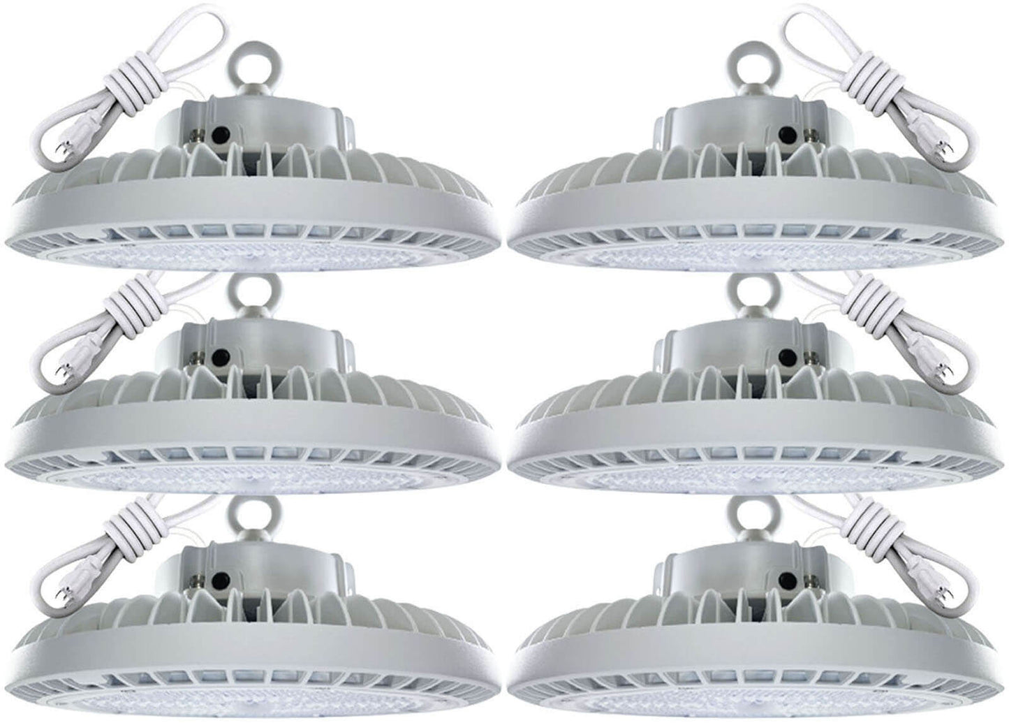 UFO LED high bay light 150W 6 pack for industrial warehouse lighting fixtures.jpg