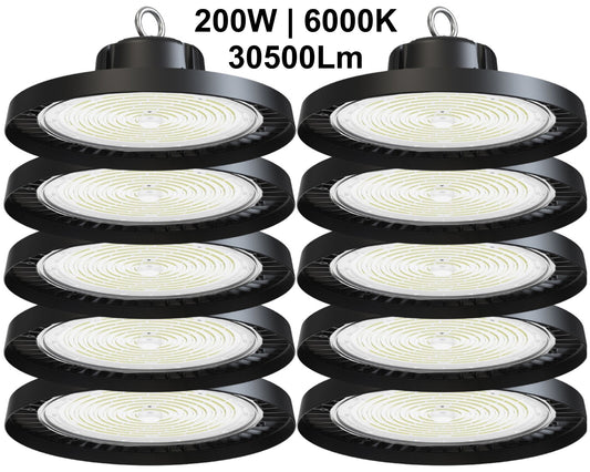 Warehouse LED Light Fixtures Canada 200W 5000K 30000Lm ETL high bay LED lights Canada.jpg