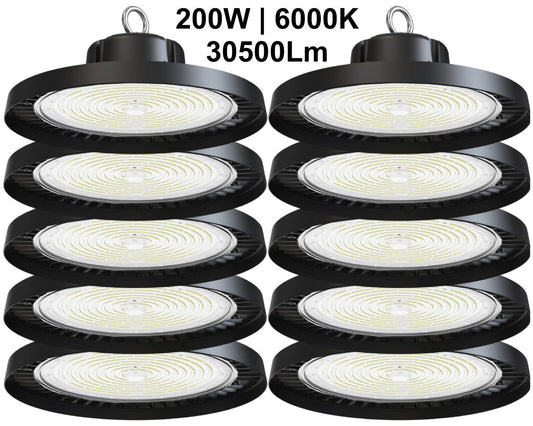 Warehouse LED Light Fixtures Canada 200W 5000K 30000Lm ETL high bay LED lights Canada.jpg