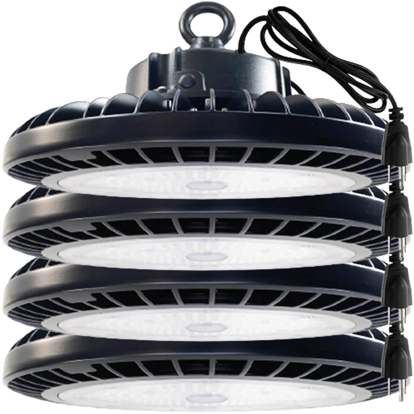 warehouse led light fixtures Canada 4 pack LED shop lights commercial lighting.jpg