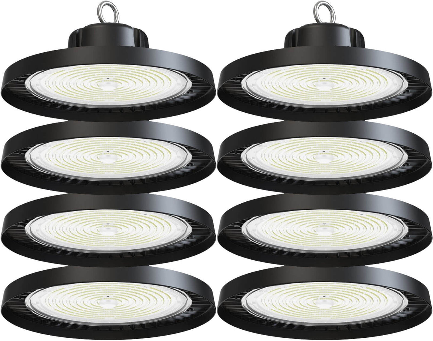 Warehouse LED light fixtures Canada 8 pack 200W high bay LED lights 30000 lumens.jpg
