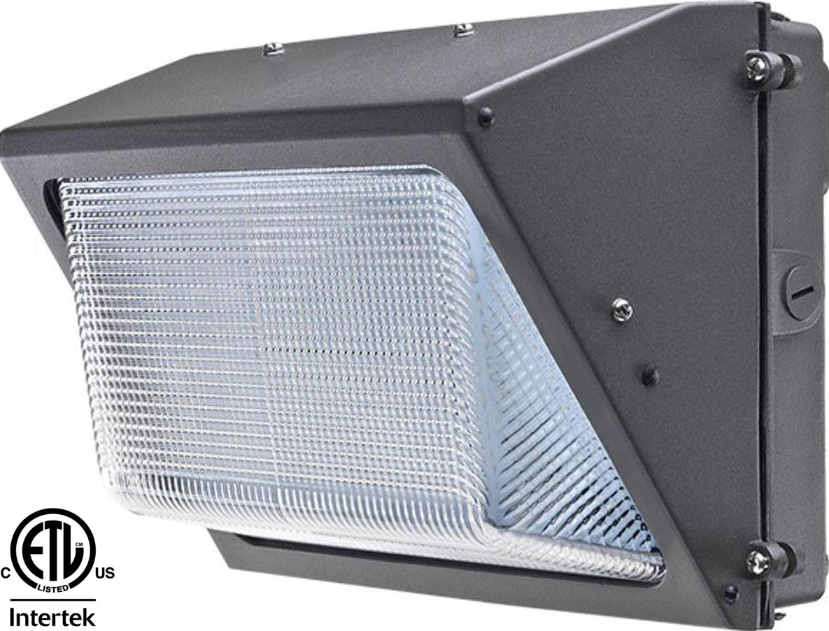 Commercial LED Wall Pack Lights Canada 80w 5000k Garage Yard cETL