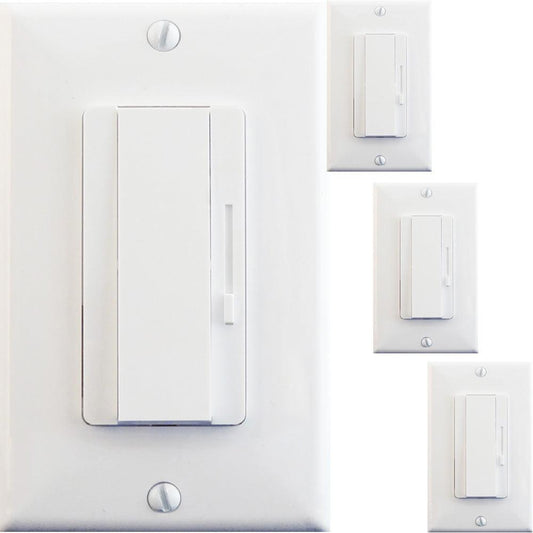 Single Pole Dimmer, Canada: 4 Pack Led Dimmable Light Switch 120V - Led Light Canada