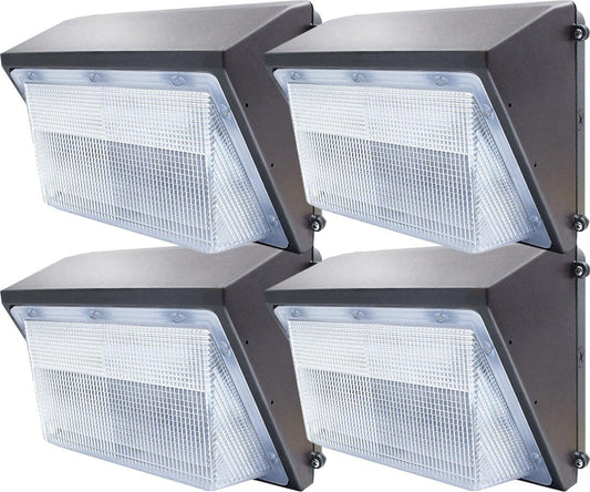 Industrial Light Fixtures Canada 100-347V 4 pack 120w Dusk to Dawn 6000k Bright - Led Light Canada