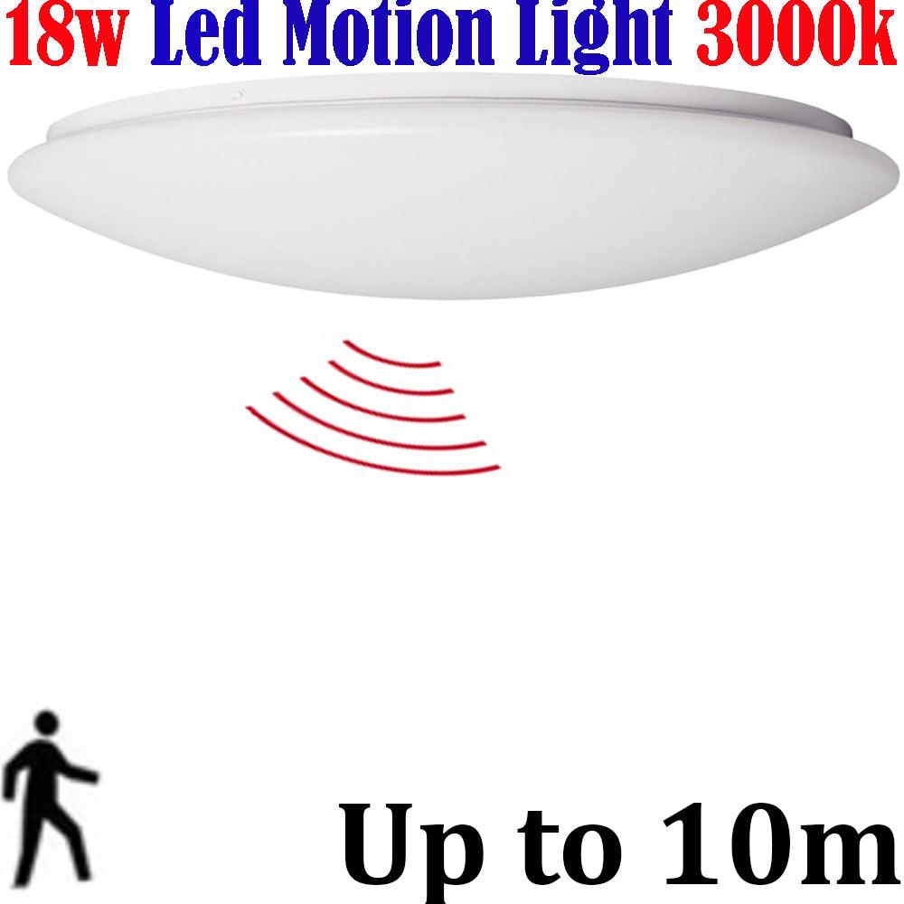 Motion Activated Shop Light, Canada 18w 3000k Basement Porch Laundry Washroom - Led Light Canada