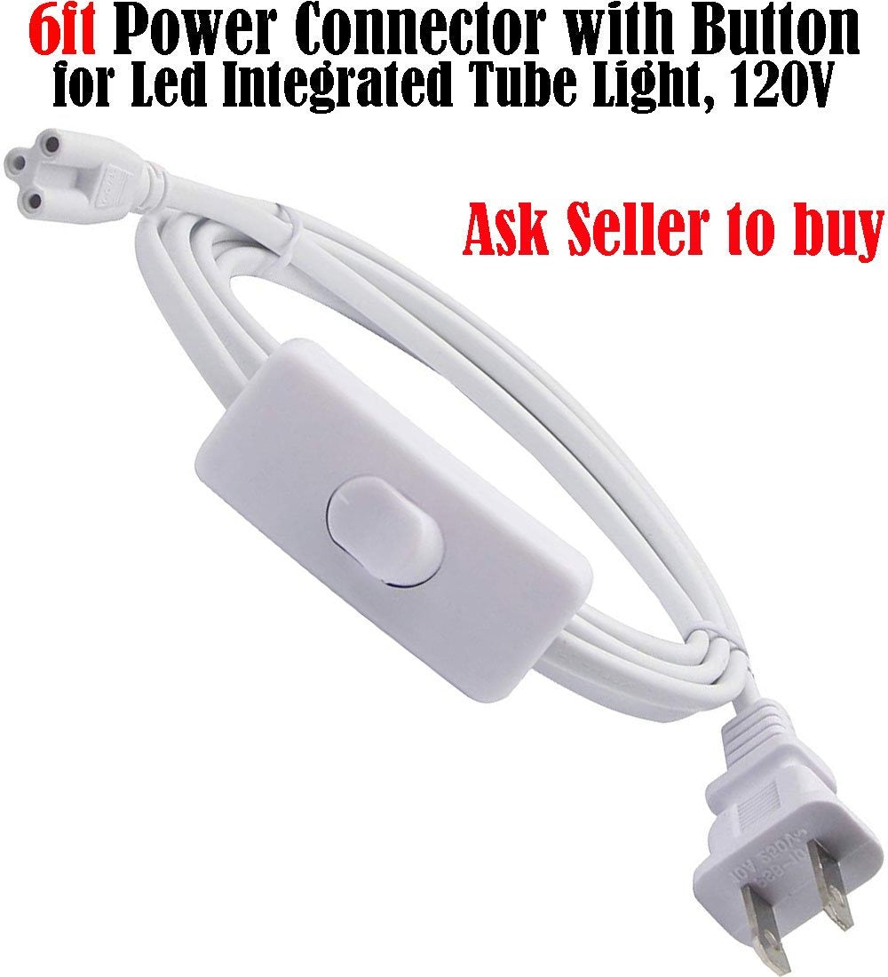 Plug In Led Garage Lights: Canada T8 2pack 4ft 22w Clear 6500k Shop 120V - Led Light Canada