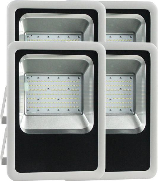 Outdoor Wall Lighting Canada: 4pack Led 150w 5000k Flood Commercial - Led Light Canada