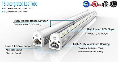 T5 Under Cabinet Lighting: Led 4ft 15w 6500k Bright 1500 Lm - Led Light Canada