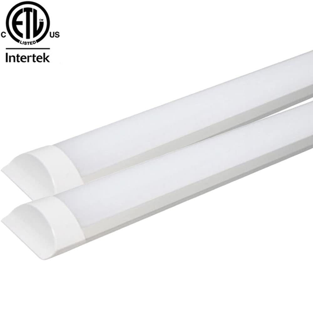 4ft Led Light Fixture, Canada 40w 2 Pack 3500k Warm Ceiling Garage Shop