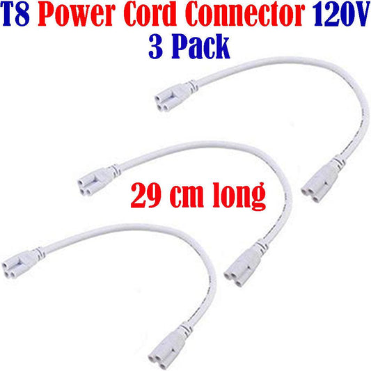 Strip Light Connectors, Canada 3 Pack for T8 Tube Light Fixtures 120V - Led Light Canada