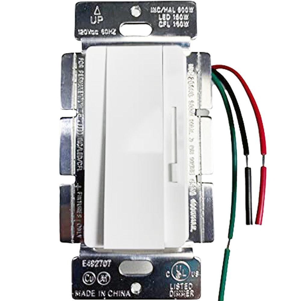 Universal Dimmer Switch, Led Canada Universal Single Pole or 3 Way Dimmer 120V - Led Light Canada