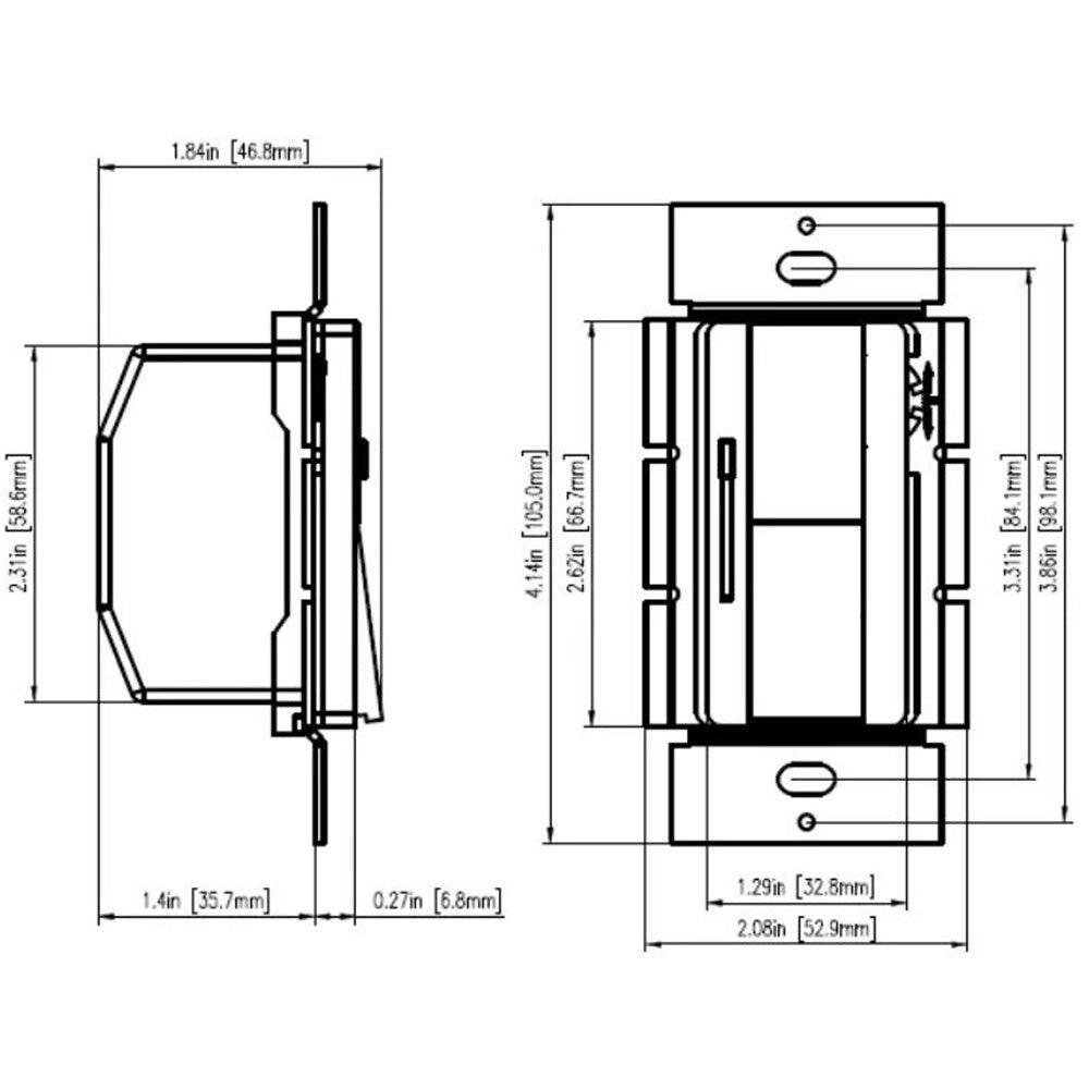 Dimmer for Led Lights, Canada: 2 Pack Dimmable Led Light Switch 120V - Led Light Canada